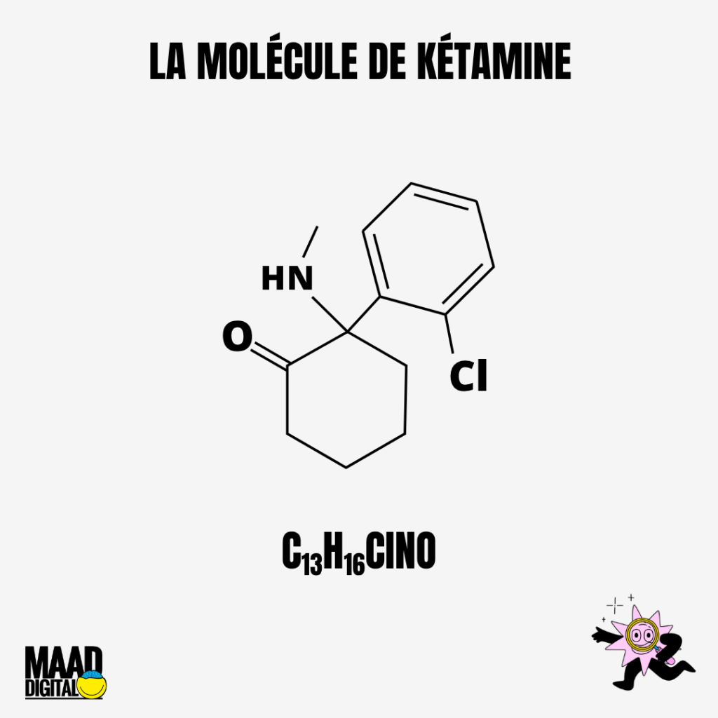 Molécule de kétamine